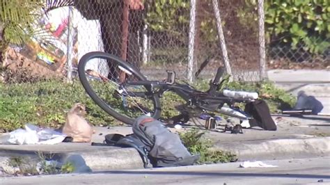 bicyclist killed by car near highway
